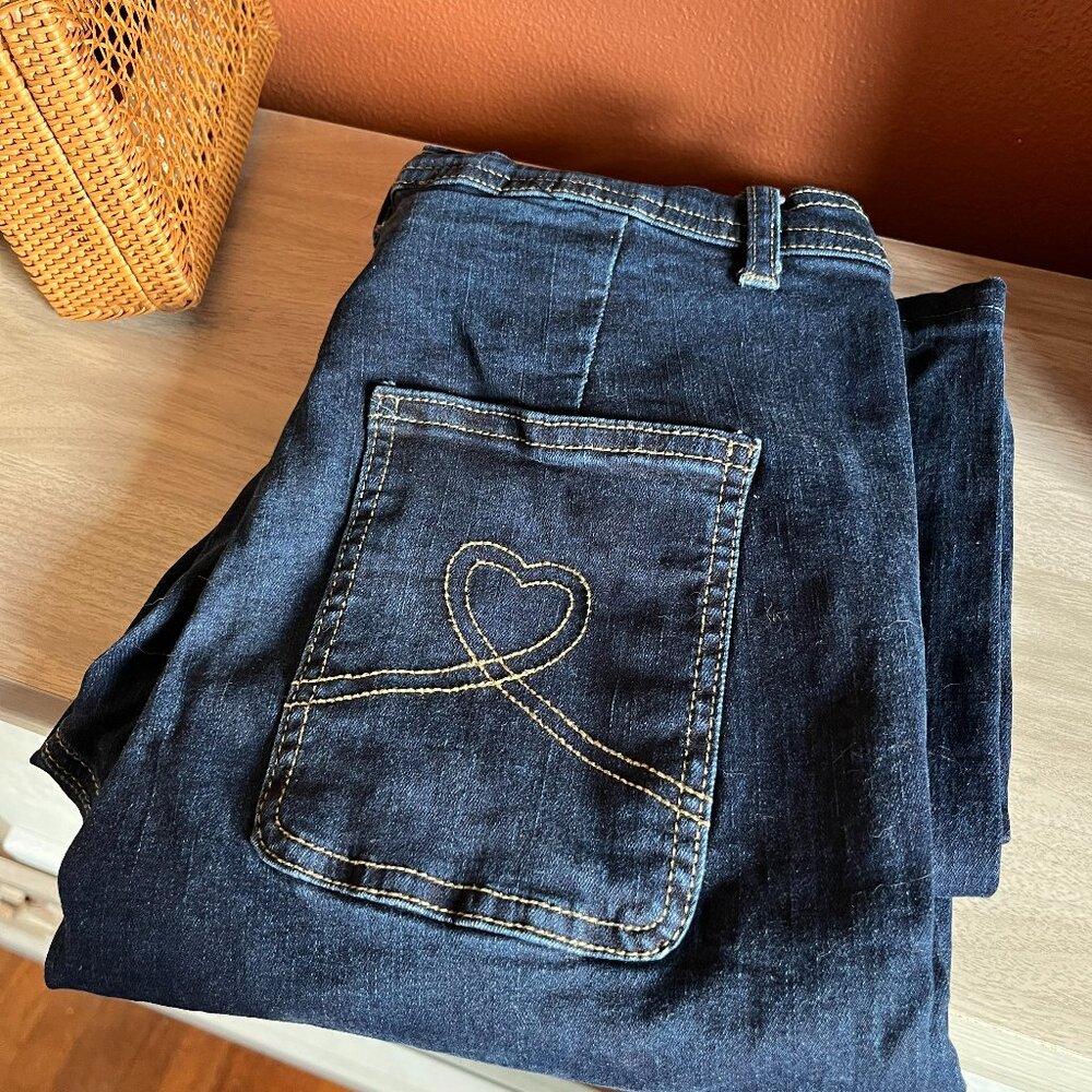 Collectif London Lulu High-Waisted Skinny Jeans – Indigo, Size UK 10